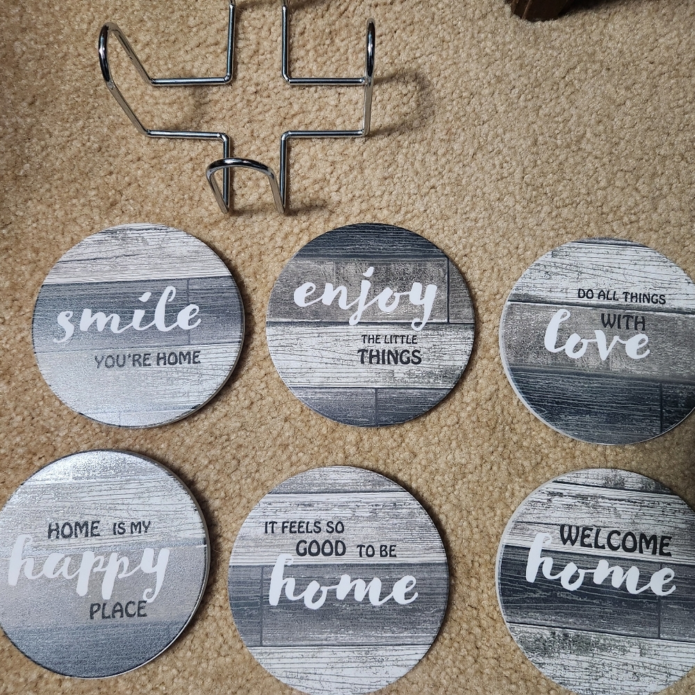 Ceramic drink coaster